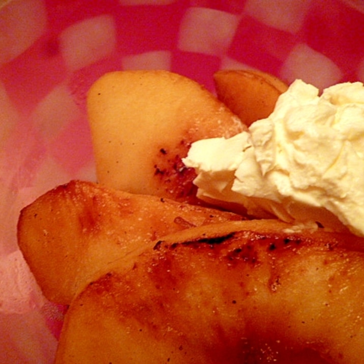 砂糖・バターなし低カロリー☆フライパン焼きりんご